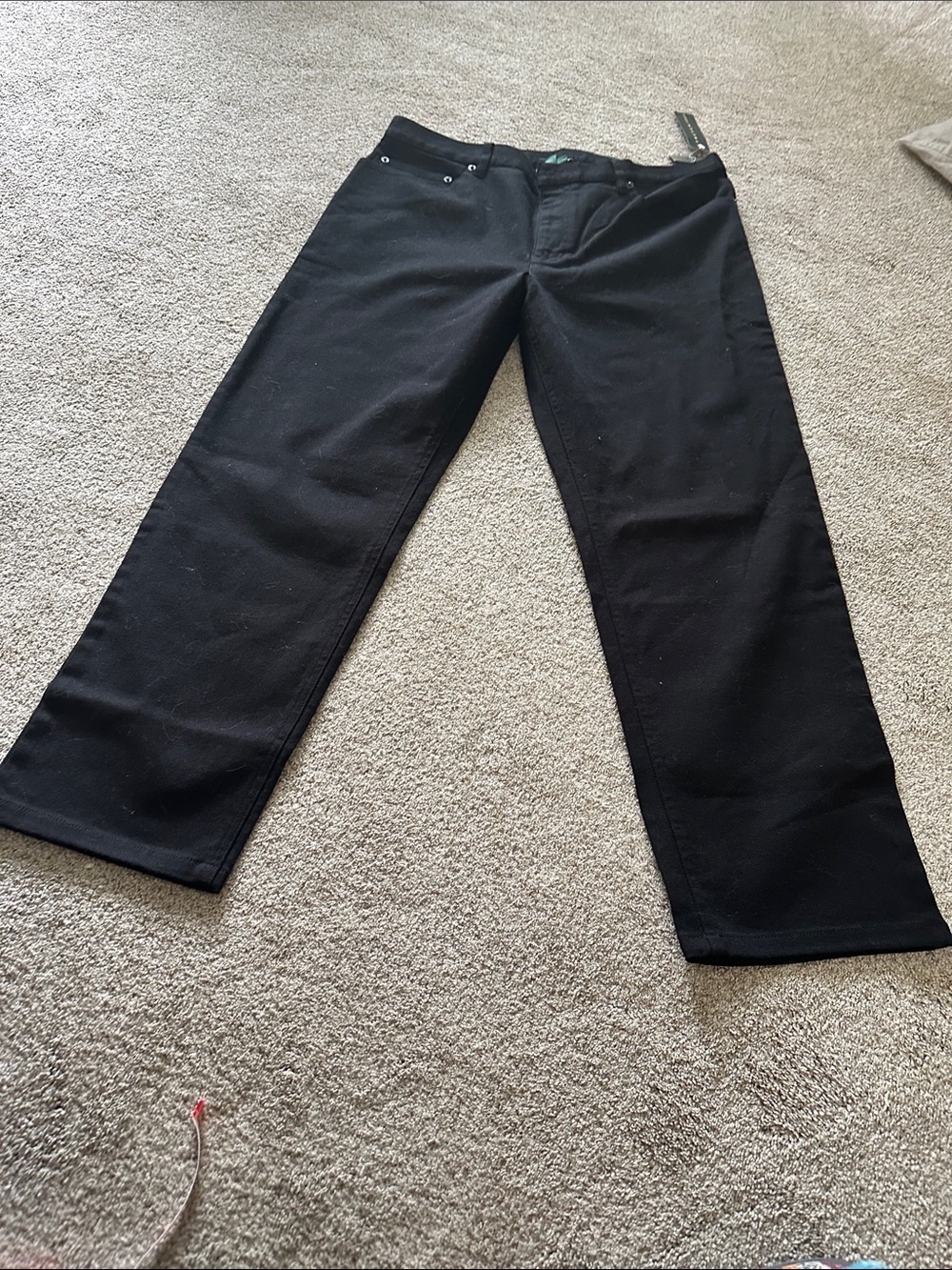 Ralph Lauren Black Women's ankle stretch jeans size 16